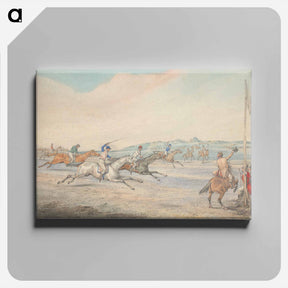 アートパネル-Steeplechasing: The Finish
 - イェール大学アートギャラリー Canvas.