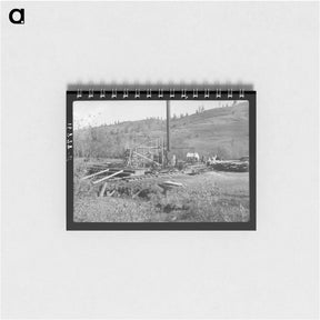 アートメモ帳-Ola self-help sawmill under construction - ドロテア ラング Memo.