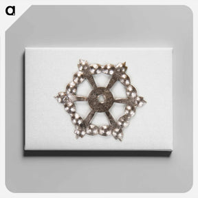 アートパネル-Rosette Plaque for Furniture Pull
 - バーンズ・コレクション Canvas.
