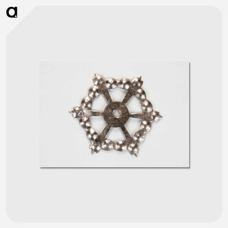 アートポストカード-Rosette Plaque for Furniture Pull
 - バーンズ・コレクション Postcard.