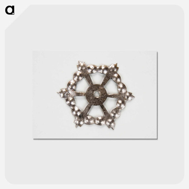 アートポストカード-Rosette Plaque for Furniture Pull
 - バーンズ・コレクション Postcard.