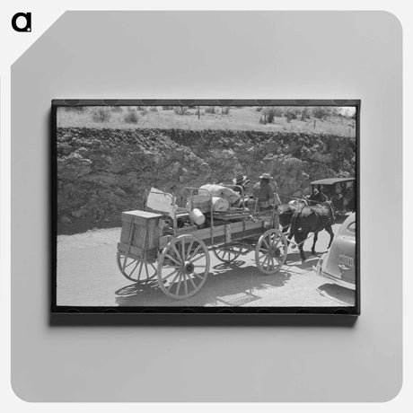 アートパネル-Mexican Table and Hand
 - ラッセル リー Canvas.