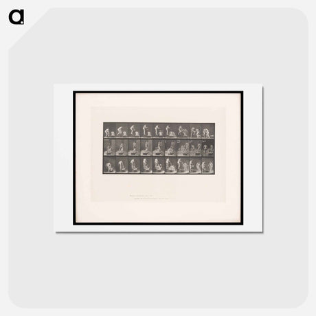 アートポストカード-Water Pouring
 - エドワード マイブリッジ Postcard.