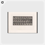 アートポストカード-Water Pouring
 - エドワード マイブリッジ Postcard.