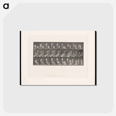 アートポストカード-Water Pouring
 - エドワード マイブリッジ Postcard.