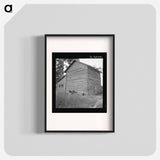 Tobacco barn and shed - Dorothea Lange Poster.