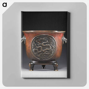 アートパネル-Tripod Vessel with Dragons
 - セントルイス美術館 Canvas.