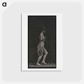 アートポストカード-Skipping Woman
 - エドワード マイブリッジ Postcard.