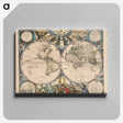 アートパネル-Orbis Terrarum Nova et Accuratissima Tabula
 - ボストン公共図書館 Canvas.