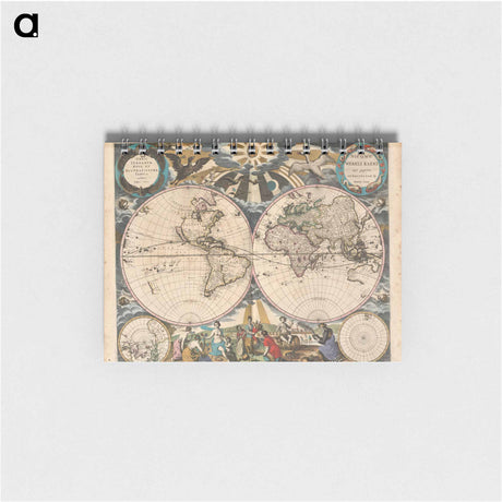 アートメモ帳-Orbis Terrarum Nova et Accuratissima Tabula
 - ボストン公共図書館 Memo.