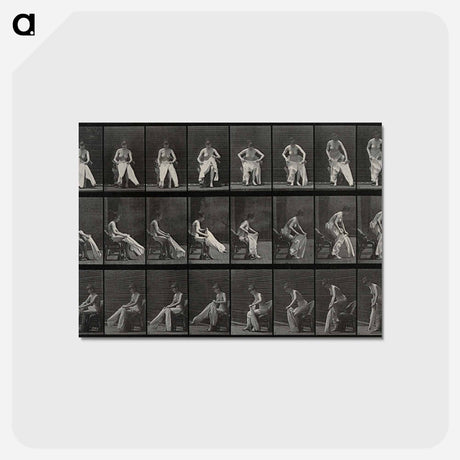 アートポストカード-Putting on Bloomers
 - エドワード マイブリッジ Postcard.