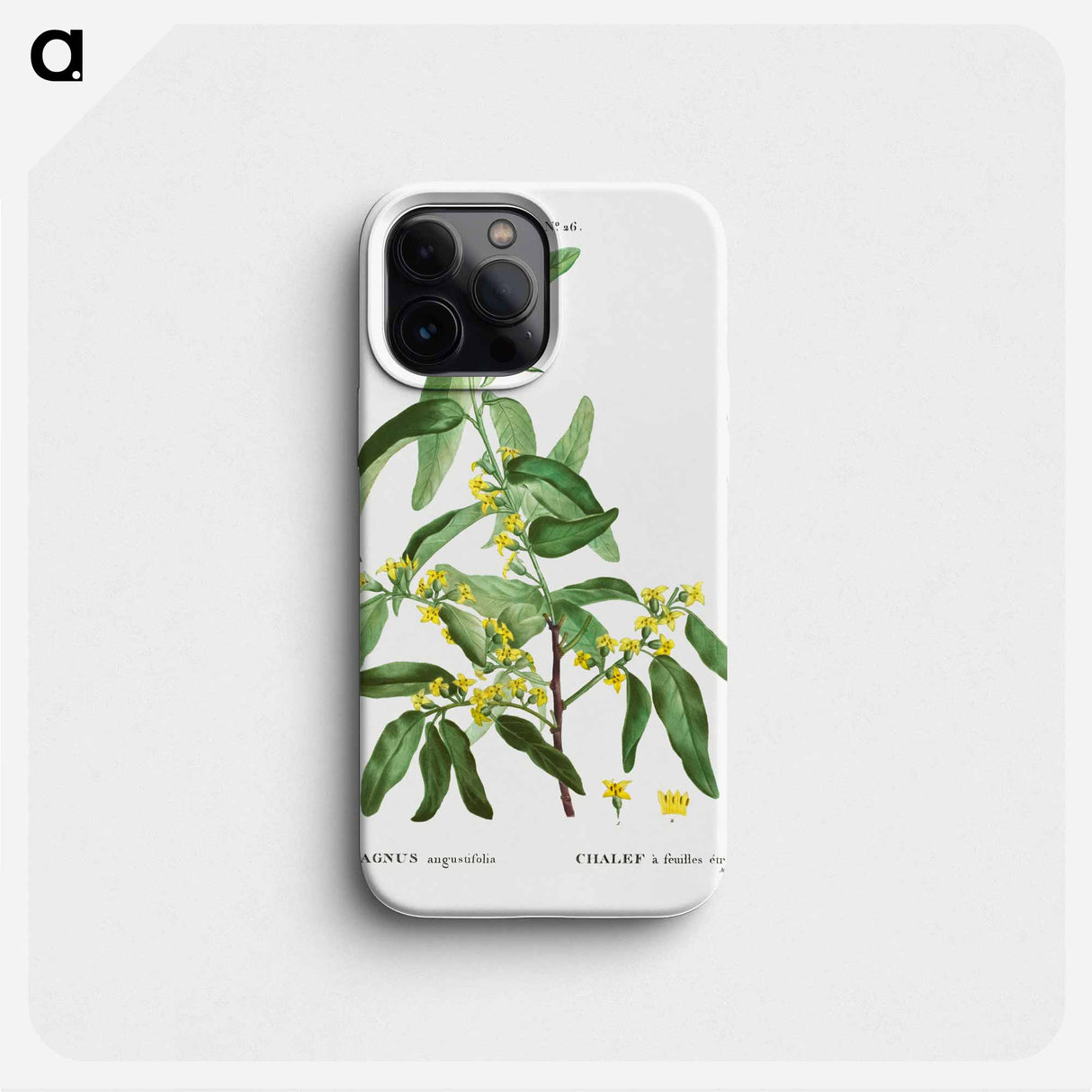 Russian olive - Pierre Joseph Redouté Phone Case.