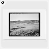 Between Tulare and Fresno, California - Dorothea Lange Poster.