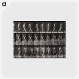 アートポストカード-Amputee on Crutches
 - エドワード マイブリッジ Postcard.