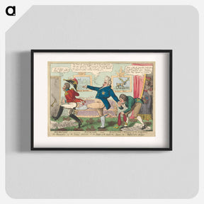 アートポスター-Rumping - Kicking and Kissing - or - Cutting off the Privy Purse
 - イェール大学アートギャラリー Poster.