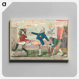 アートパネル-Rumping - Kicking and Kissing - or - Cutting off the Privy Purse
 - イェール大学アートギャラリー Canvas.