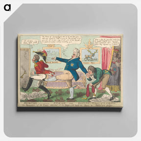 アートパネル-Rumping - Kicking and Kissing - or - Cutting off the Privy Purse
 - イェール大学アートギャラリー Canvas.