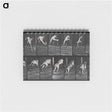 アートメモ帳-Dog Jumping a Hurdle
 - エドワード マイブリッジ Memo.