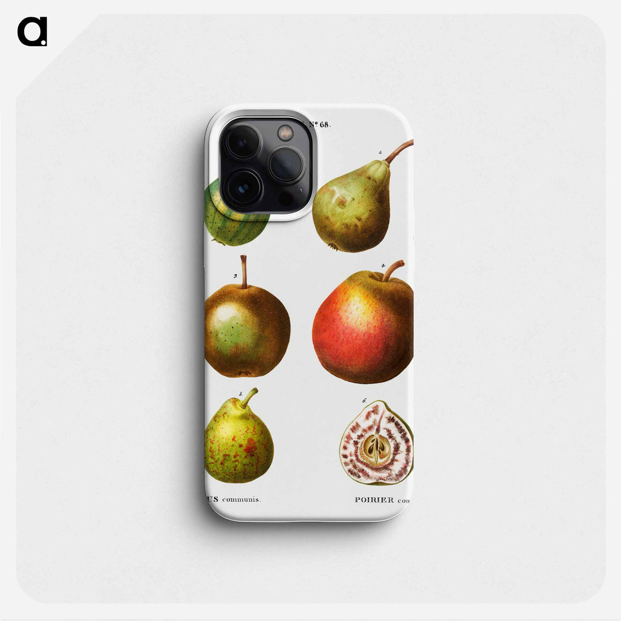 Pear, Pyrus communis - Pierre Joseph Redouté Phone Case.