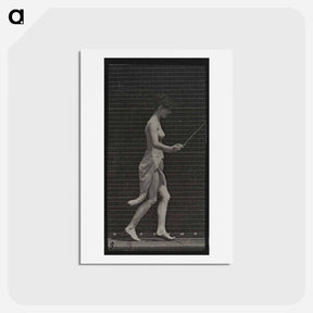 アートポストカード-Skipping Woman
 - エドワード マイブリッジ Postcard.