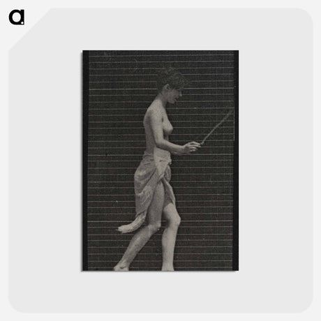 アートポストカード-Skipping Woman
 - エドワード マイブリッジ Postcard.