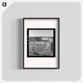 アートポスター-Ditch bank camp for migrant agricultural workers - ドロテア ラング Poster.