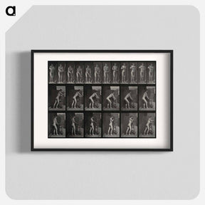 アートポスター-Man Turning a Handle
 - エドワード マイブリッジ Poster.