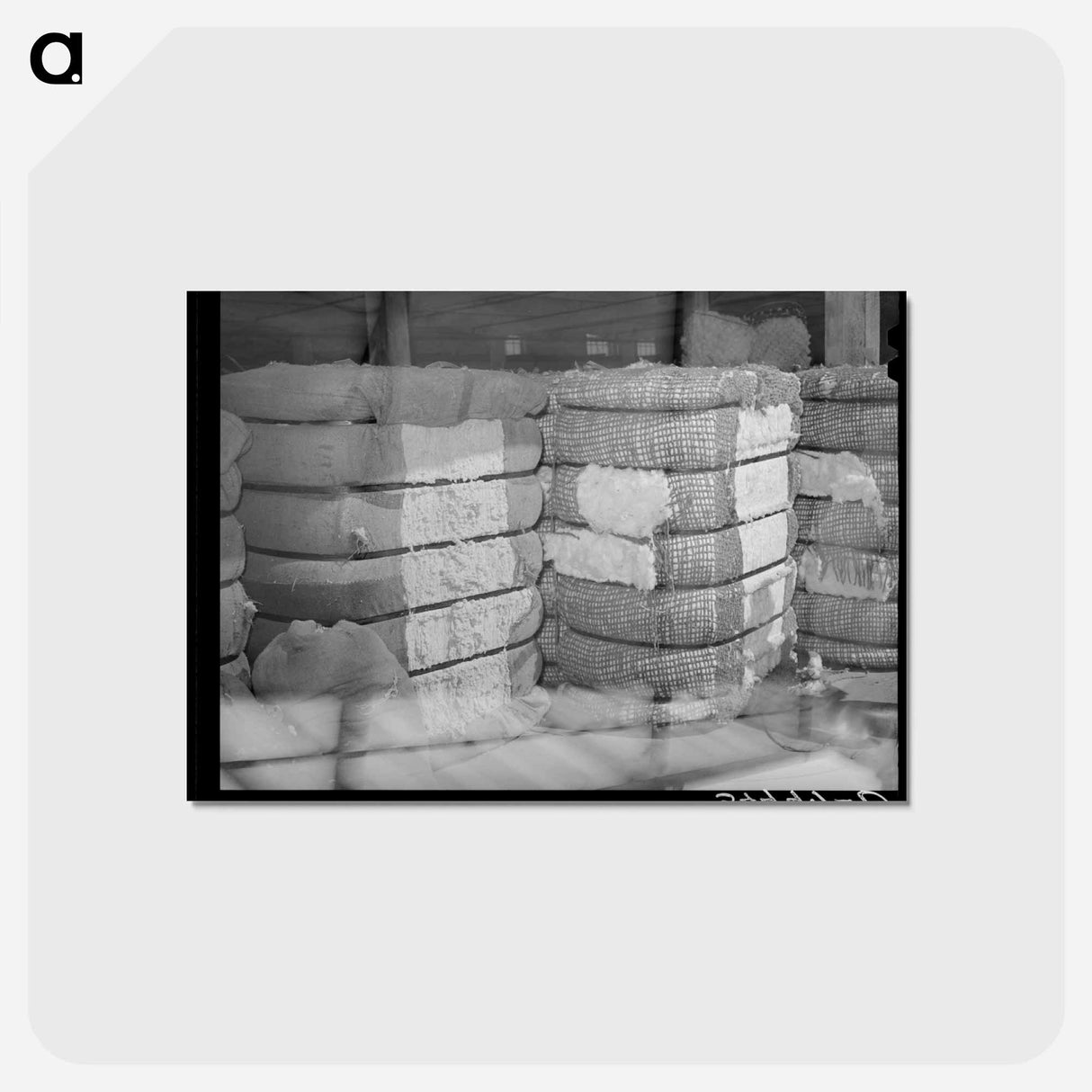 アートポストカード-Cotton Bales
 - ラッセル リー Postcard.