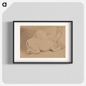 アートポスター-A Camel Resting
 - イェール大学アートギャラリー Poster.