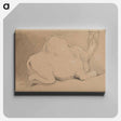 アートパネル-A Camel Resting
 - イェール大学アートギャラリー Canvas.