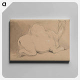 アートパネル-A Camel Resting
 - イェール大学アートギャラリー Canvas.