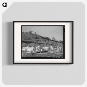 アートポスター-Stone Quarry, Arlington, Vermont
 - ラッセル リー Poster.