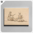アートパネル-Two Girls Seated
 - イェール大学アートギャラリー Canvas.