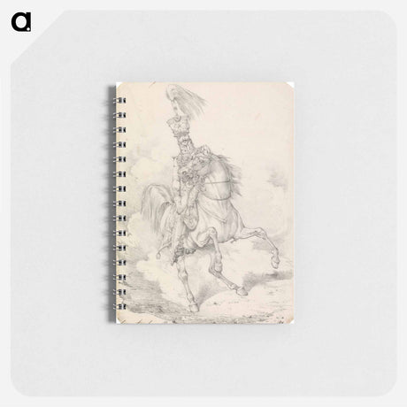 アートメモ帳-Hussar with High Plume in His Helmet, Mounted on a Horse, With High Held Swishing Tail
 - イェール大学アートギャラリー Memo.