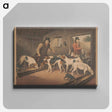 アートパネル-Fox Hunting: Raby Pack / The Earl of Darlington's Fox Hounds in Their Kennel
 - イェール大学アートギャラリー Canvas.