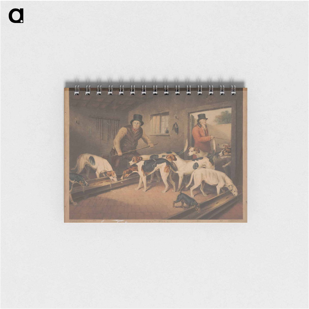 アートメモ帳-Fox Hunting: Raby Pack / The Earl of Darlington's Fox Hounds in Their Kennel
 - イェール大学アートギャラリー Memo.