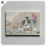 アートパネル-How a Great Admiral, with a Great Fleet, went a Great Way, was Lost a Great While, saw a Great Sight - And then came Home for a Little Water
 - イェール大学アートギャラリー Canvas.
