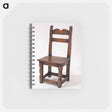アートメモ帳-Side Chair
 - バーンズ・コレクション Memo.