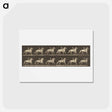 アートポストカード-Animal Locomotion
 - エドワード マイブリッジ Postcard.
