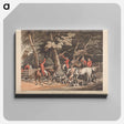 アートパネル-Set of Four - Fox-hunting: The Death
 - イェール大学アートギャラリー Canvas.