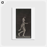 アートポストカード-Skipping Woman
 - エドワード マイブリッジ Postcard.
