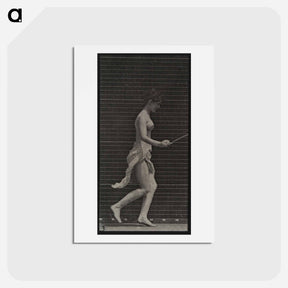 アートポストカード-Skipping Woman
 - エドワード マイブリッジ Postcard.