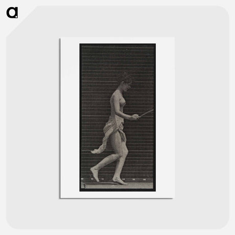 アートポストカード-Skipping Woman
 - エドワード マイブリッジ Postcard.