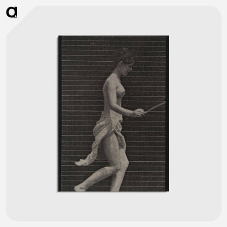 アートポストカード-Skipping Woman
 - エドワード マイブリッジ Postcard.