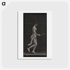 アートポストカード-Skipping Woman
 - エドワード マイブリッジ Postcard.
