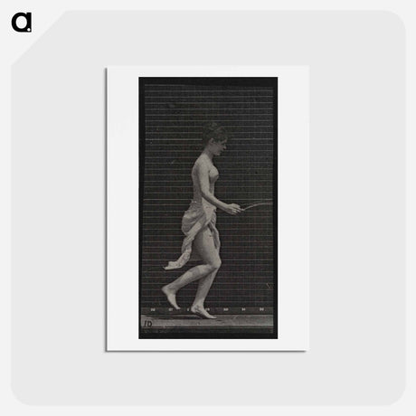 アートポストカード-Skipping Woman
 - エドワード マイブリッジ Postcard.