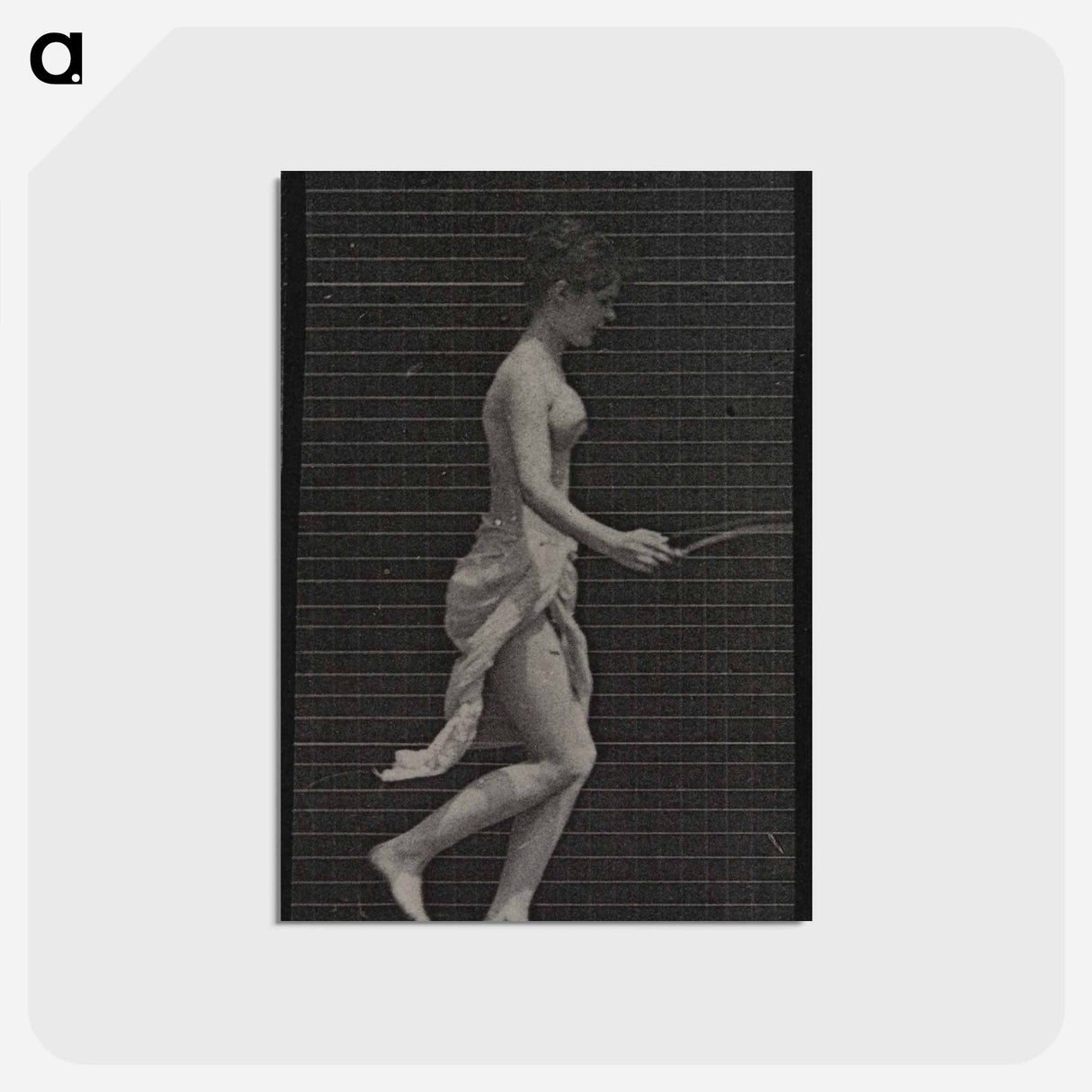 アートポストカード-Skipping Woman
 - エドワード マイブリッジ Postcard.