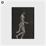 アートポストカード-Skipping Woman
 - エドワード マイブリッジ Postcard.