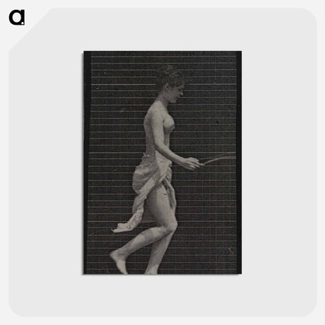 アートポストカード-Skipping Woman
 - エドワード マイブリッジ Postcard.
