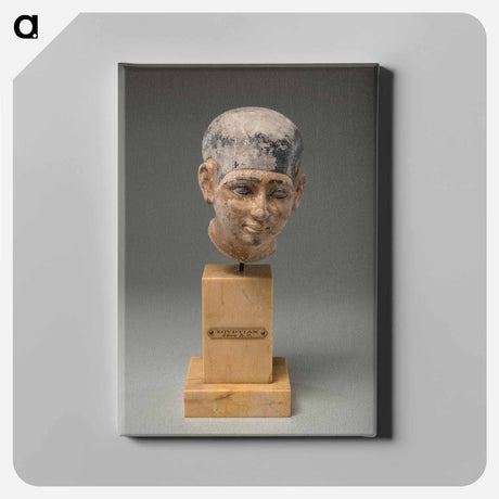 アートパネル-Head of a Man from a Ka Statue
 - バーンズ・コレクション Canvas.